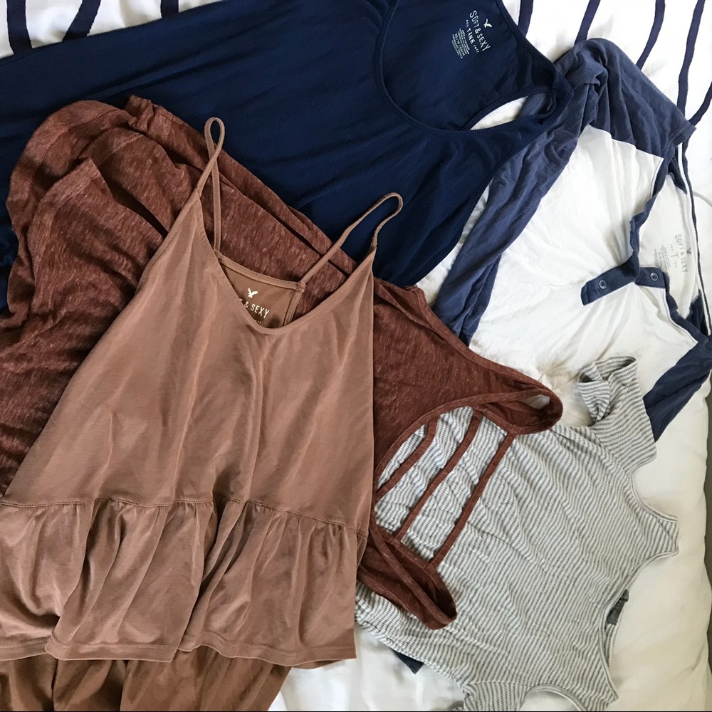 5 American Eagle Shirts